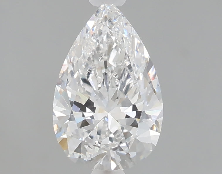 1.03 carat pear lab grown diamond D color VVS2 clarity