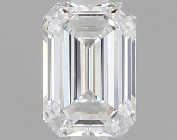 1.01 carat emerald lab grown diamond D color VVS2 clarity