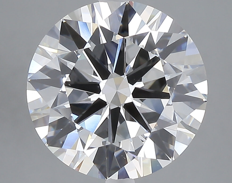 5.01 carat round lab grown diamond F color VS1 clarity