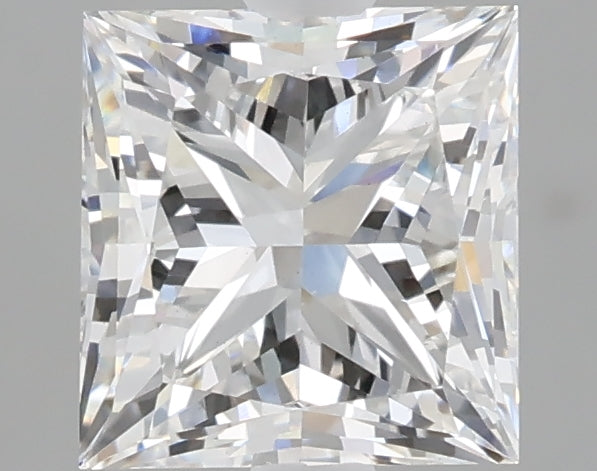 2.03 carat princess lab grown diamond E color VS1 clarity