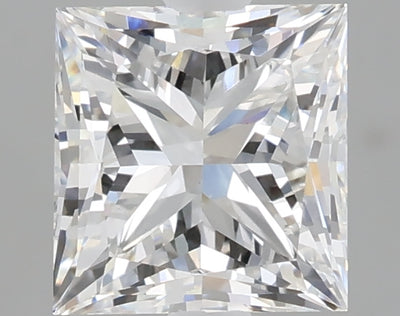 2.03 carat princess lab grown diamond E color VS1 clarity