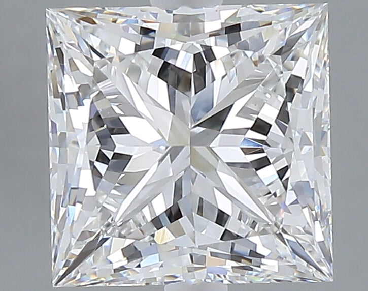 3.09 carat princess lab grown diamond G color VVS2 clarity