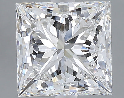 3.09 carat princess lab grown diamond G color VVS2 clarity