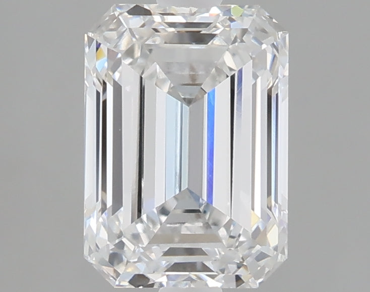2.04 carat emerald lab grown diamond E color VVS2 clarity