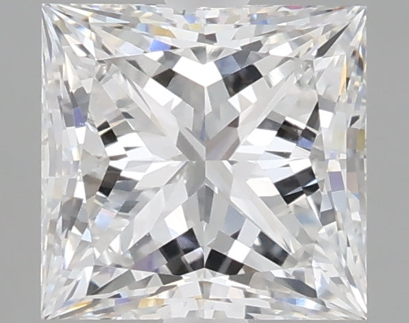 2.03 carat princess lab grown diamond E color VVS2 clarity