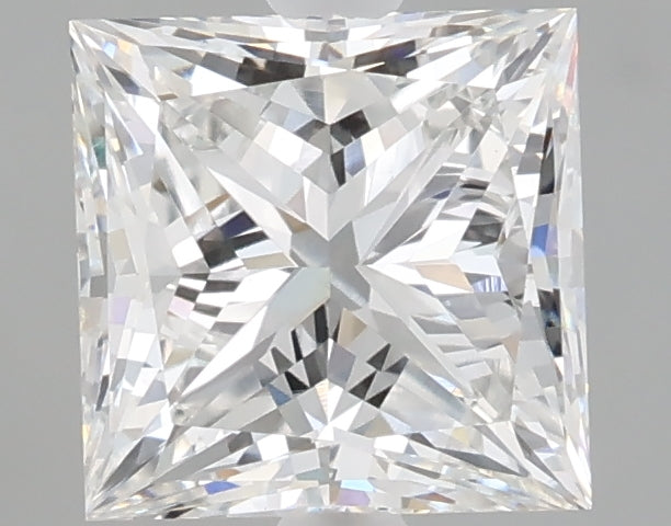 2.07 carat princess lab grown diamond E color VVS2 clarity