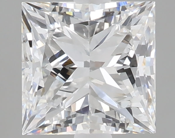 2.10 carat princess lab grown diamond E color VS1 clarity