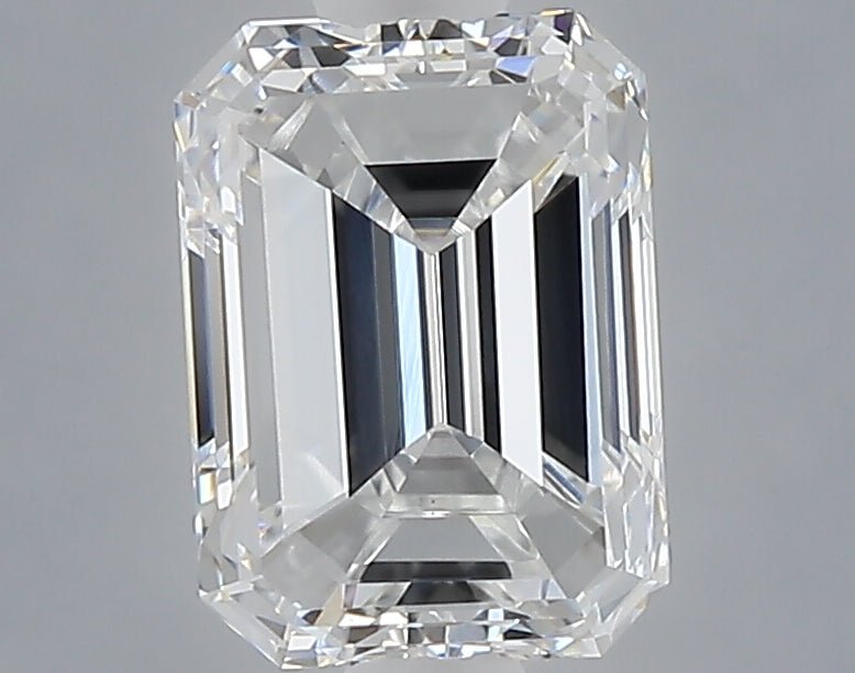 1.03 carat emerald lab grown diamond D color VVS2 clarity