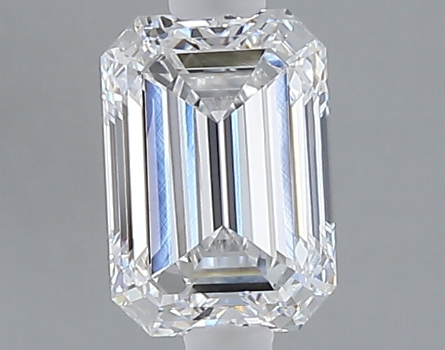 1.01 carat emerald lab grown diamond D color VVS1 clarity