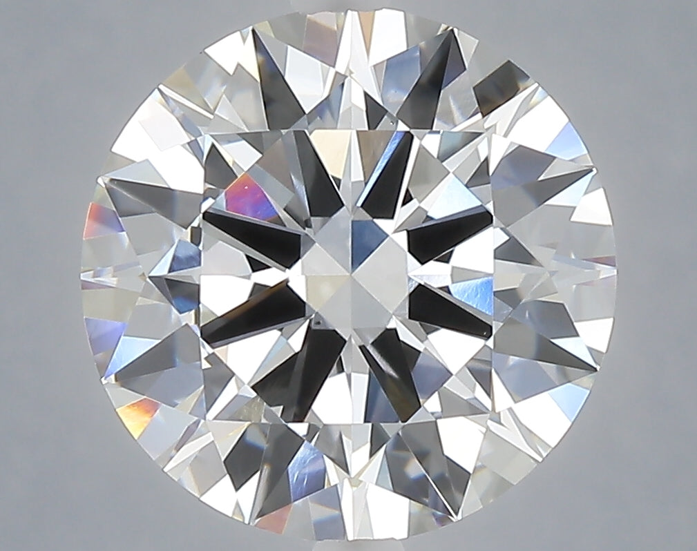 5.09 carat round lab grown diamond F color VS1 clarity