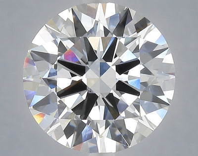 5.09 carat round lab grown diamond F color VS1 clarity