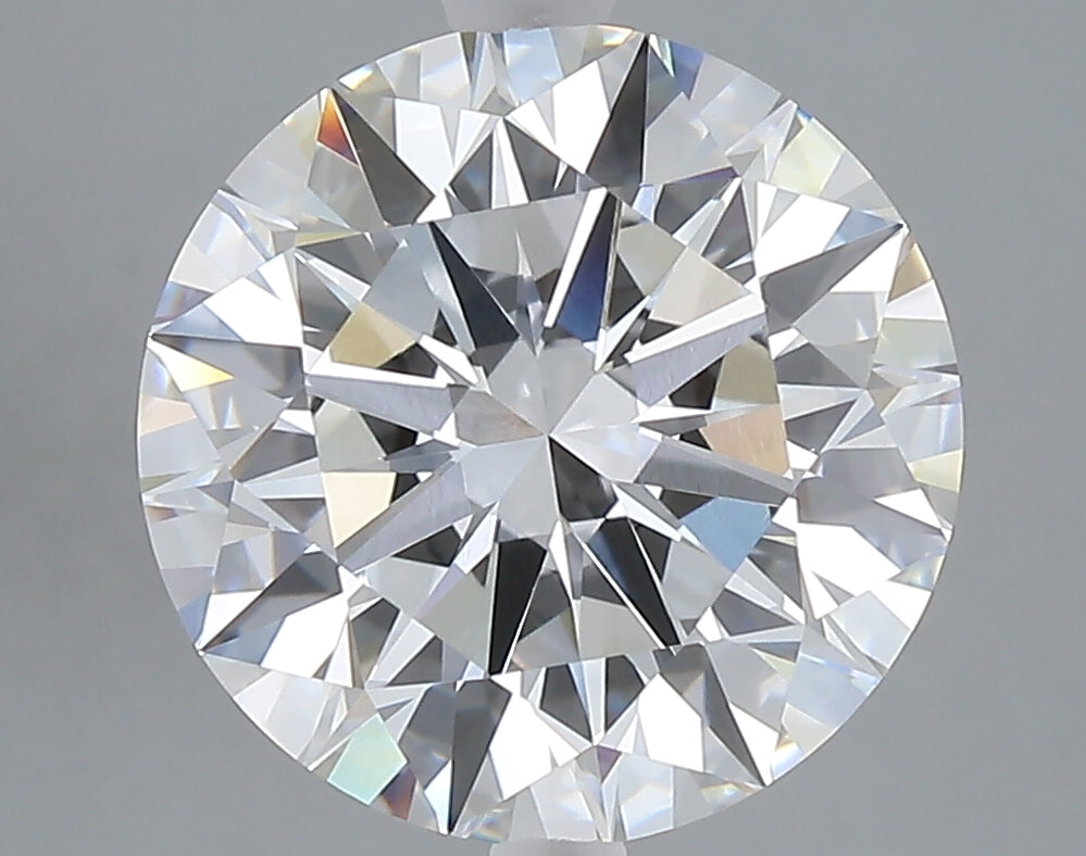 5.02 carat round lab grown diamond F color VS1 clarity