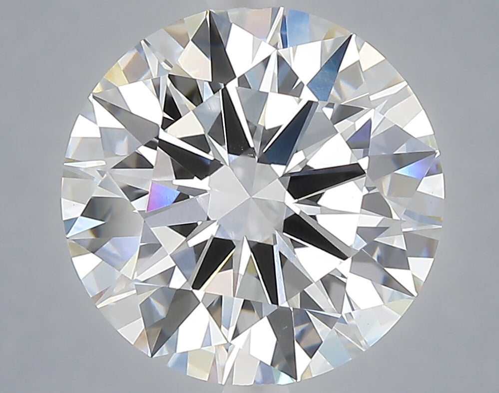 5.07 carat round lab grown diamond E color VVS2 clarity