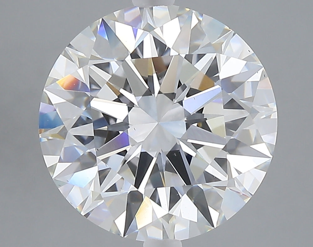 5.03 carat round lab grown diamond F color VS1 clarity