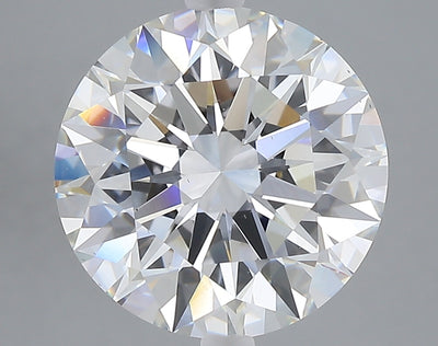 5.03 carat round lab grown diamond F color VS1 clarity