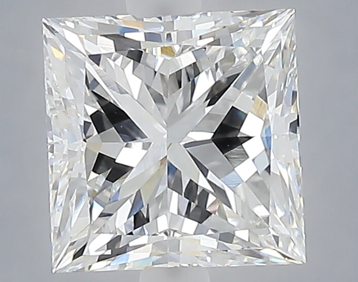 2.36 carat princess lab grown diamond E color VVS2 clarity