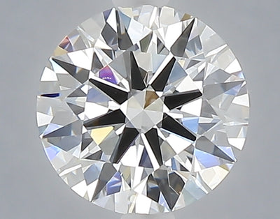 1.59 carat round lab grown diamond F color VVS2 clarity