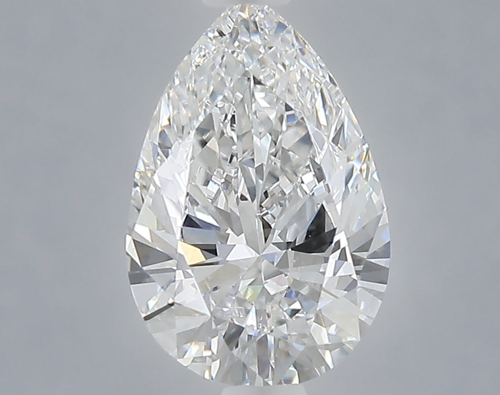 1.05 carat pear lab grown diamond E color VVS1 clarity