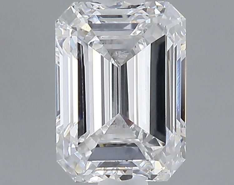 1.04 carat emerald lab grown diamond E color VS1 clarity