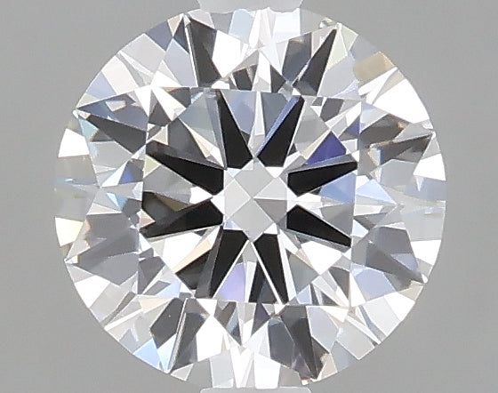 1.06 carat round lab grown diamond D color VVS2 clarity