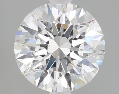 2.07 carat round lab grown diamond E color VVS2 clarity