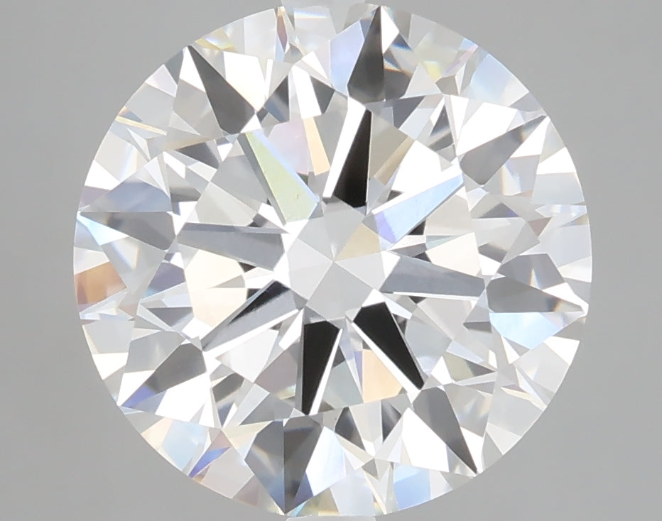 5.06 carat round lab grown diamond G color VVS2 clarity