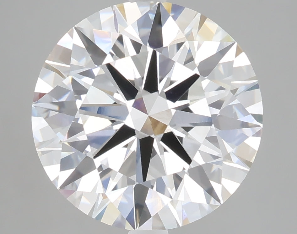 5.06 carat round lab grown diamond E color VVS2 clarity