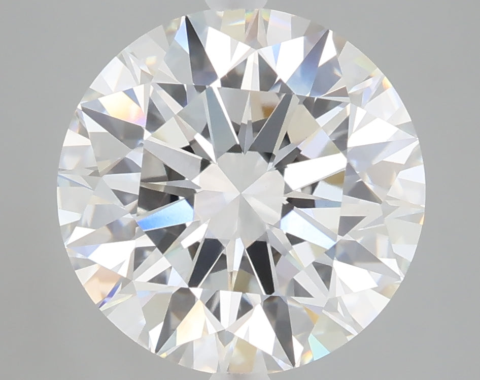 5.04 carat round lab grown diamond F color VS1 clarity