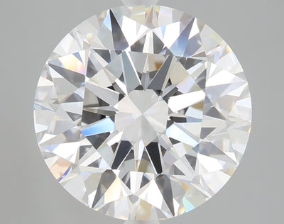 5.04 carat round lab grown diamond F color VS1 clarity