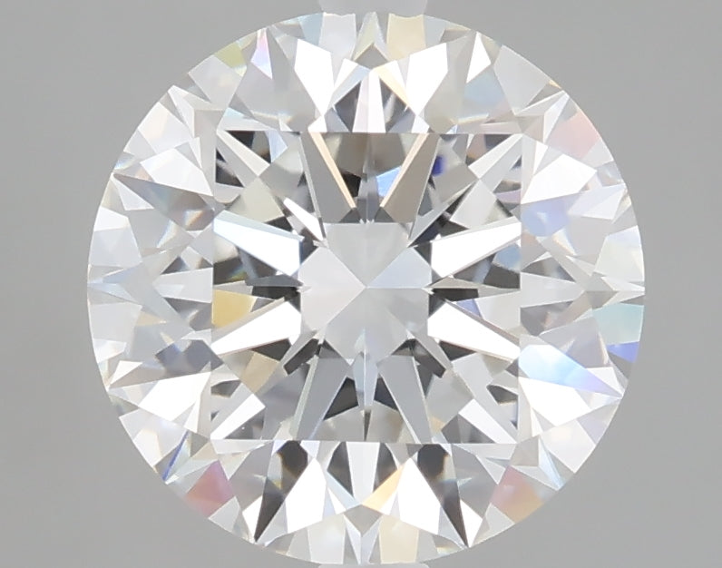 3.07 carat round lab grown diamond E color VVS2 clarity