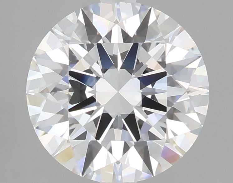2.57 carat round lab grown diamond E color VVS2 clarity