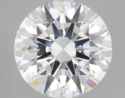 2.57 carat round lab grown diamond E color VVS2 clarity