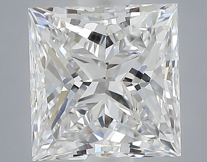1.08 carat princess lab grown diamond E color VVS2 clarity
