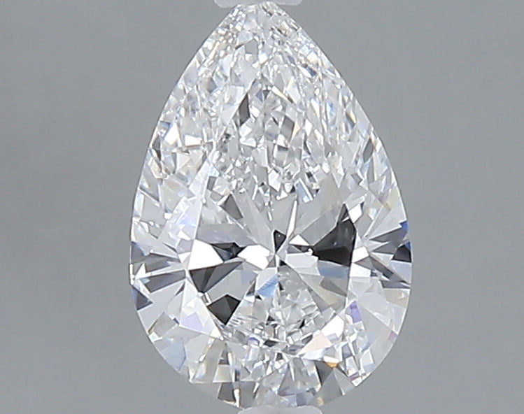 1.00 carat pear lab grown diamond D color VVS1 clarity