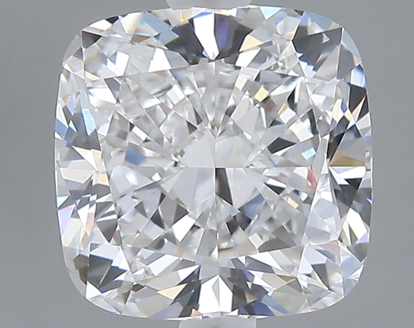 2.07 carat cushion lab grown diamond D color VS1 clarity