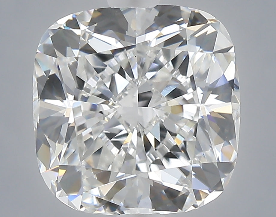 2.51 carat cushion lab grown diamond E color VS1 clarity