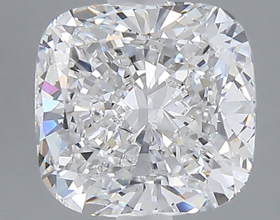 1.59 carat cushion lab grown diamond D color VS1 clarity
