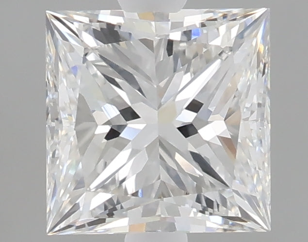 2.03 carat princess lab grown diamond F color VVS2 clarity