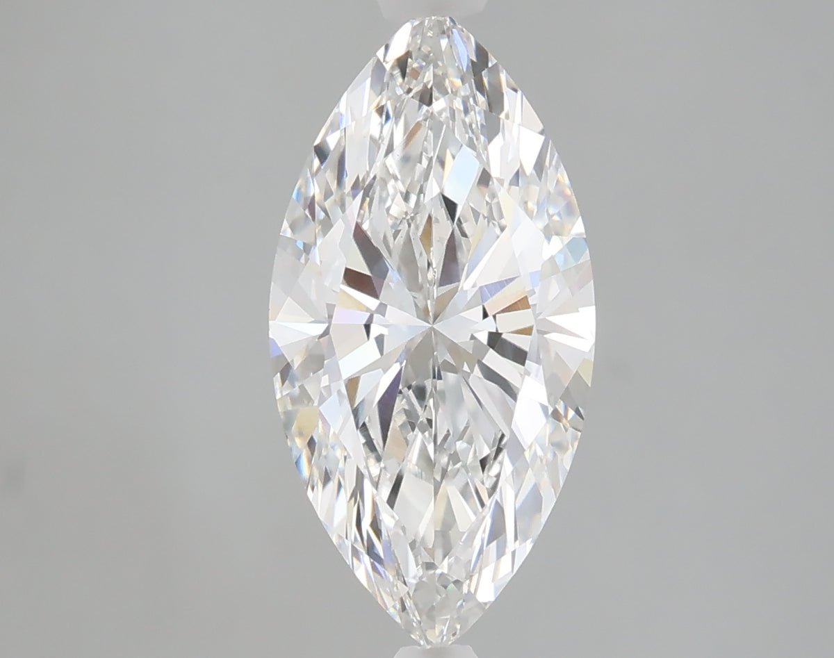 2.53 carat marquise lab grown diamond F color VVS2 clarity
