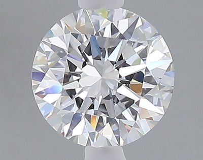 1.08 carat round lab grown diamond E color VVS2 clarity
