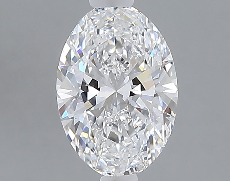 1.05 carat oval lab grown diamond D color VVS2 clarity
