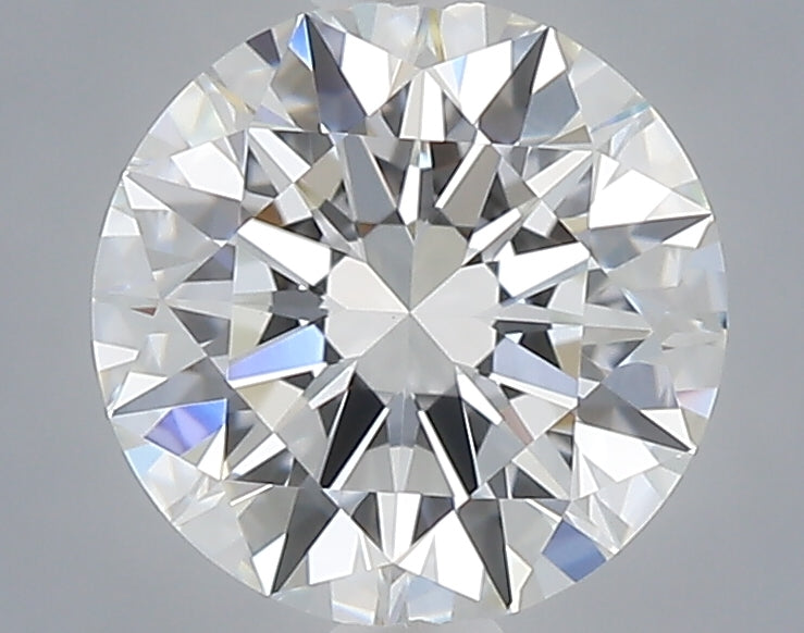 1.07 carat round lab grown diamond E color VVS2 clarity