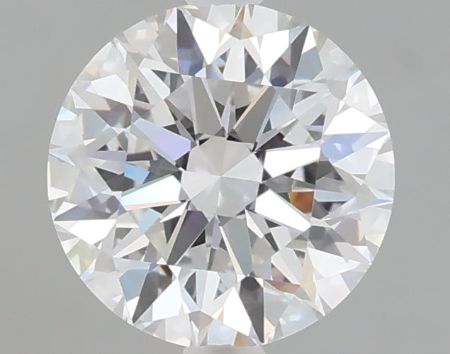 1.56 carat round lab grown diamond E color VVS2 clarity