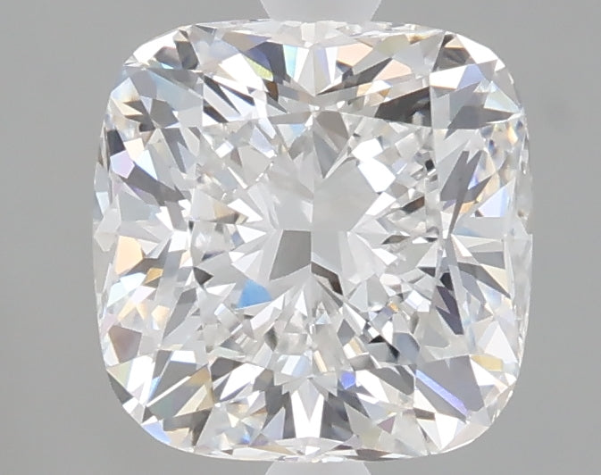 2.10 carat cushion lab grown diamond D color VVS2 clarity