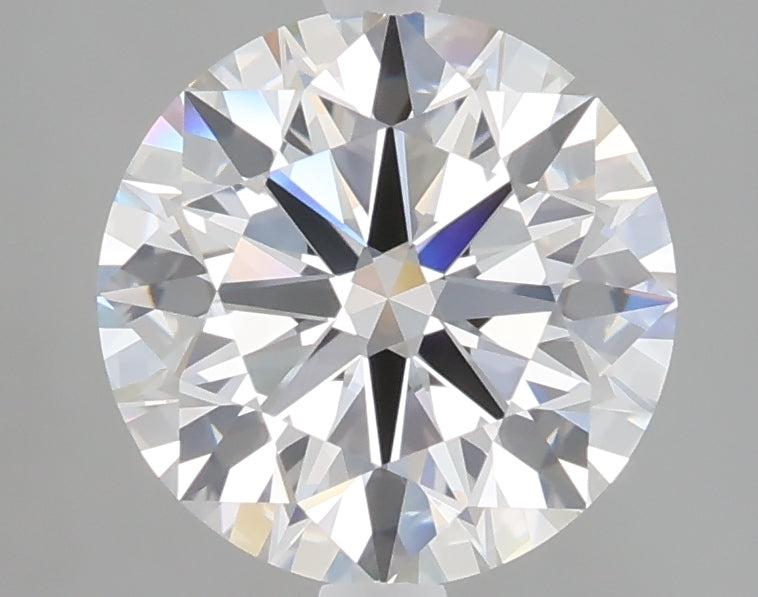 2.52 carat round lab grown diamond E color VVS2 clarity