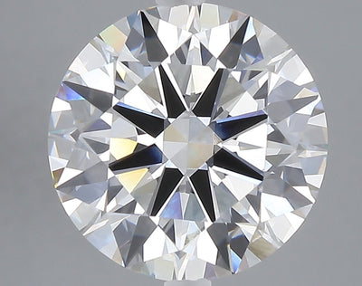 5.08 carat round lab grown diamond F color VVS2 clarity