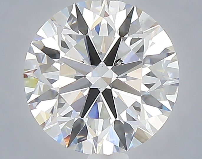 1.73 carat round lab grown diamond E color VS1 clarity