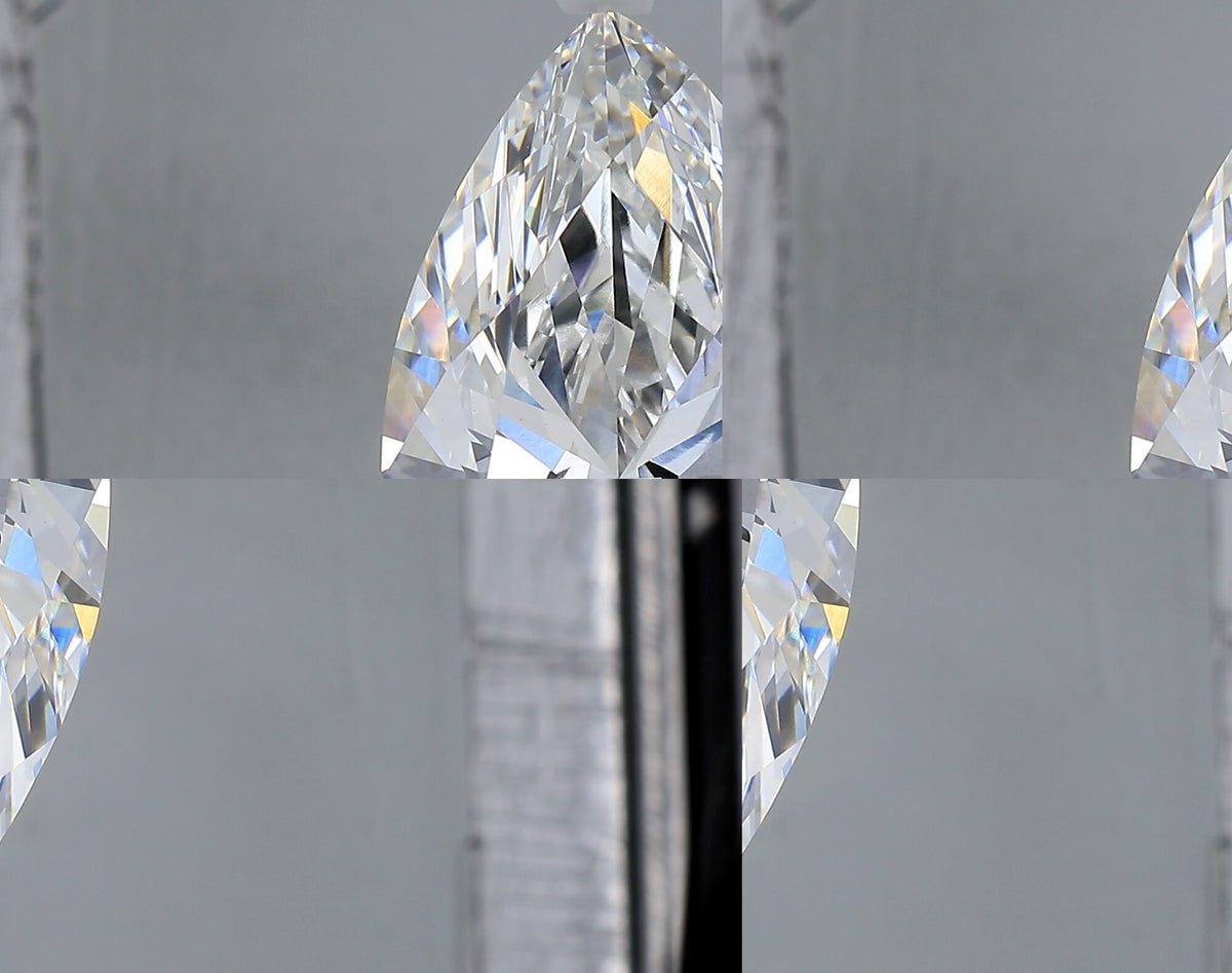 10.01 carat marquise lab grown diamond F color VVS2 clarity