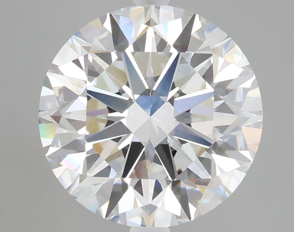 5.01 carat round lab grown diamond E color VS1 clarity