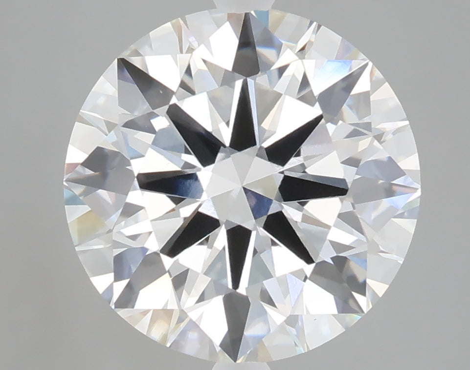 5.01 carat round lab grown diamond E color VS1 clarity